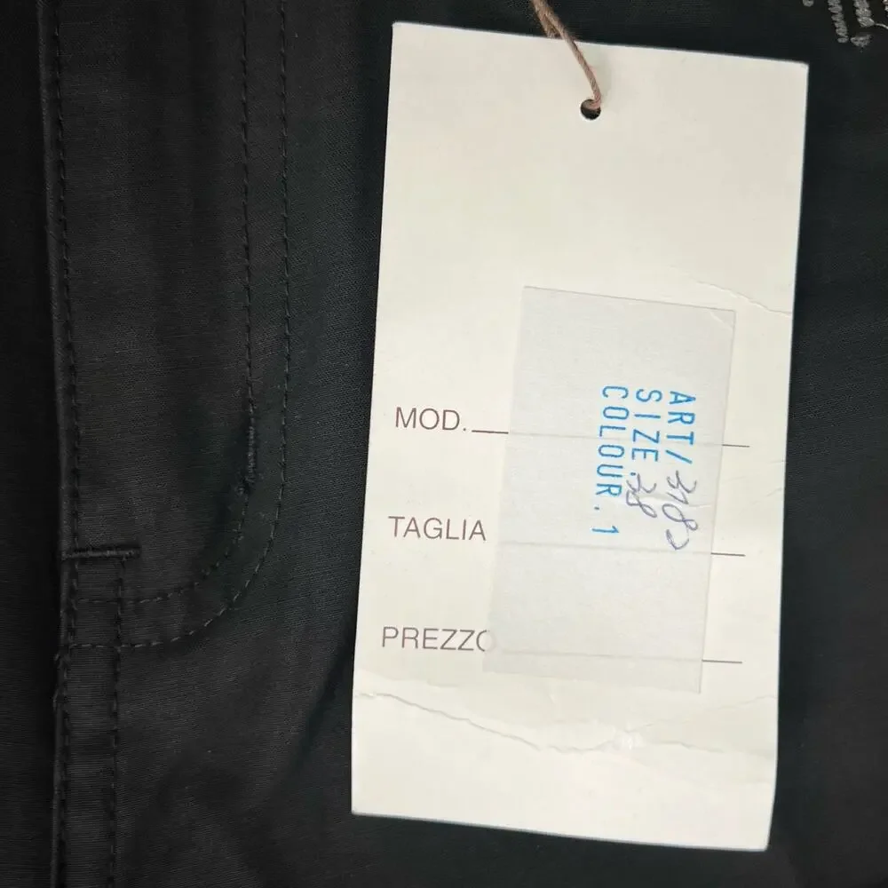 Otto Gi Italy Black Silver Embellished Pockets Bootcut Pants sz 38 / 8 NEW Tags - Picture 14 of 15